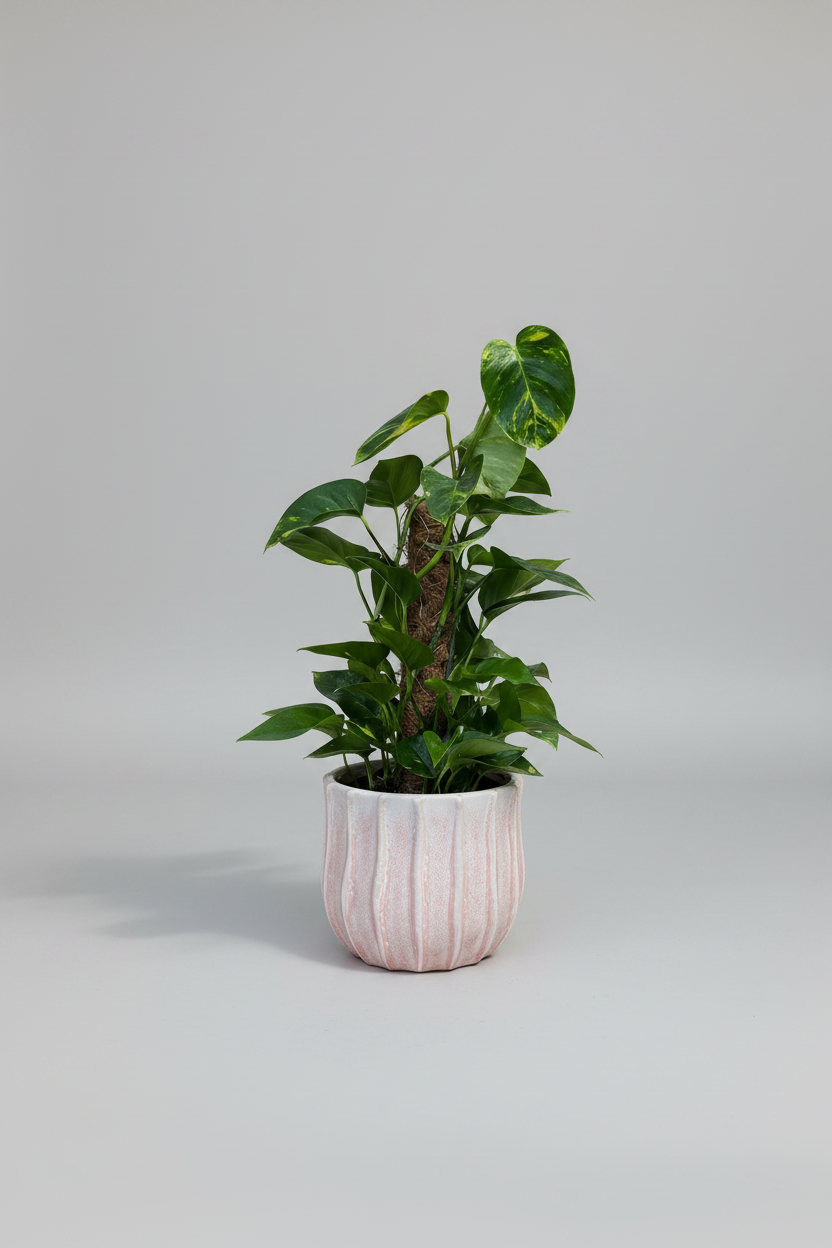 Epipremnum Hawaiian (Hawaiian Pothos) | Pink Ceramic Pot